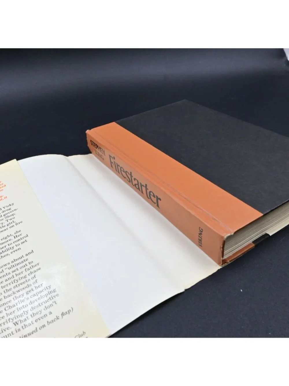 Stephen King Firestarter 1980 First Edition Hardcover Viking Press Dust Jacket